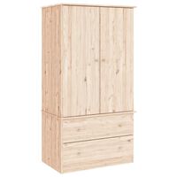 vidaXL Armario ALTA madera maciza pino 90x55x170 cm