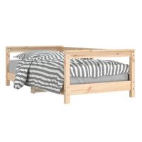 vidaXL Estructura de cama para niños madera maciza de pino 70x140 cm