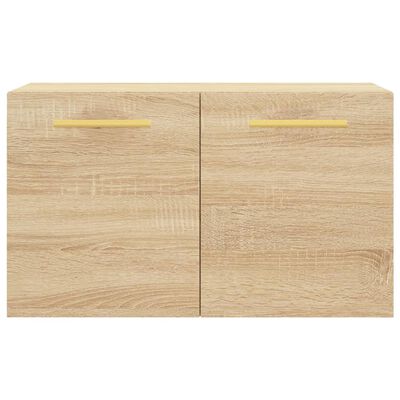 vidaXL Armario de pared madera ingeniería roble Sonoma 60x36,5x35 cm