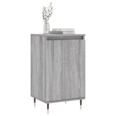 vidaXL Aparadores 2 uds madera de ingeniería gris Sonoma 40x35x70 cm