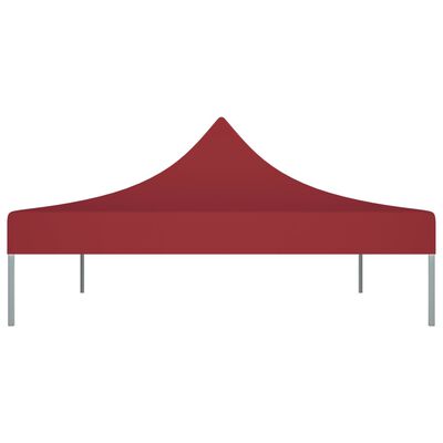 vidaXL Techo de carpa para celebraciones burdeos 4,5x3 m 270 g/m²