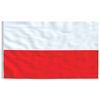 vidaXL Bandera de Polonia 90x150 cm