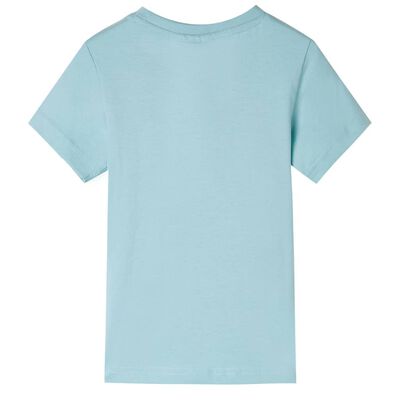 Camiseta infantil aguamarina claro 92