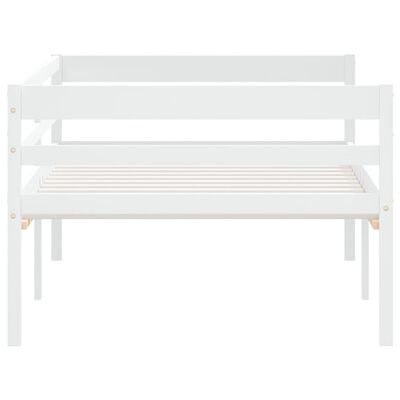 vidaXL Estructura de cama sin colchón madera de pino blanco 90x200 cm