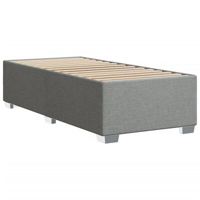 vidaXL Estructura de cama sin colchón tela gris claro 80x200 cm