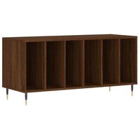 vidaXL Mueble discos madera contrachapada roble marrón 100x38x48 cm