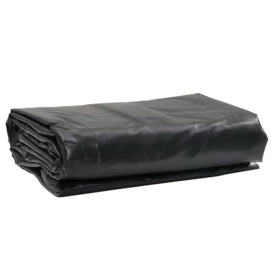 vidaXL Lona negra 5x7 m 650 g/m²