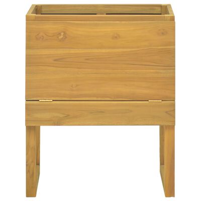 vidaXL Mueble de baño madera maciza de teca 60x40x75 cm