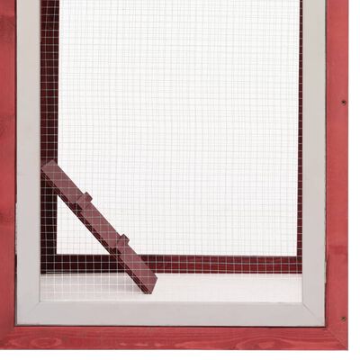 vidaXL Gallinero madera maciza de pino y abeto rojo 170x81x110 cm