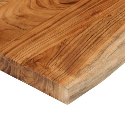 vidaXL Tablero rectangular madera de acacia borde vivo 110x40x3,8 cm