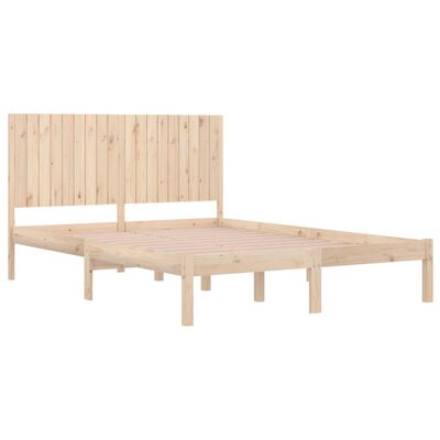 vidaXL Estructura de cama madera maciza 180x200 cm