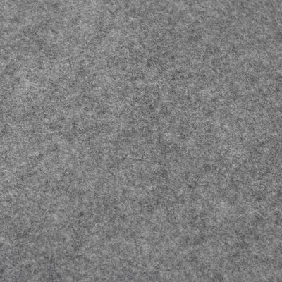 vidaXL Tapiz de suelo piscina geotextil poliéster gris claro 640x321cm