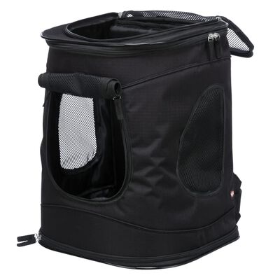 TRIXIE Mochila para perros Timon negro 34x44x30 cm