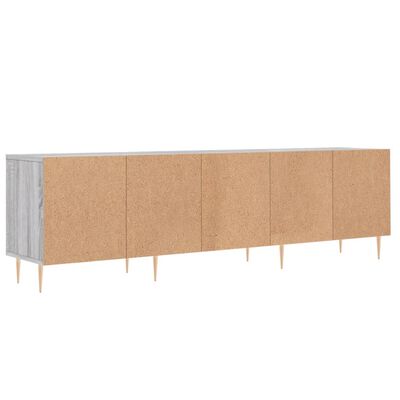 vidaXL Mueble para TV madera contrachapada gris Sonoma 150x30x44,5 cm