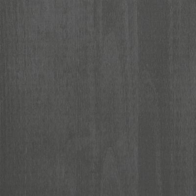 vidaXL Mueble de TV HAMAR madera maciza pino gris oscuro 158x40x40 cm