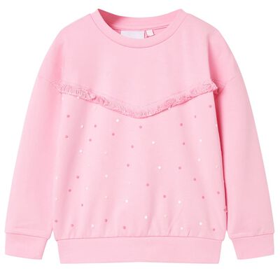 Sudadera infantil rosa 104