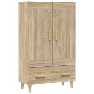 vidaXL Aparador madera contrachapada color roble Sonoma 70x31x115 cm