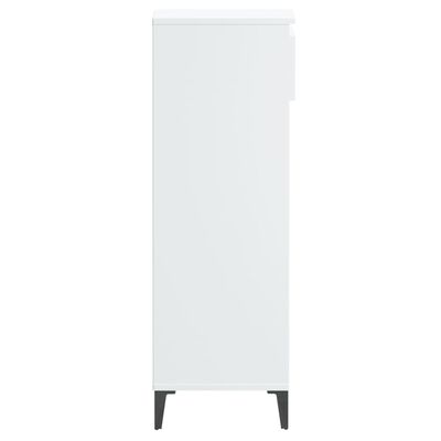 vidaXL Mueble zapatero madera contrachapada blanco 40x36x105 cm