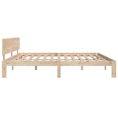 vidaXL Estructura de cama sin colchón madera maciza de pino 200x200 cm