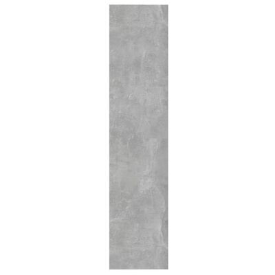 vidaXL Estantería madera contrachapada gris hormigón 60x30x135 cm