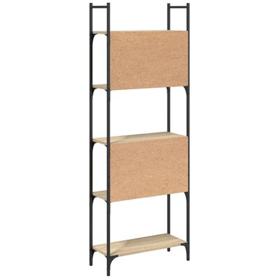 vidaXL Librería de 5 estantes madera roble Sonoma 60,5x24x166,5 cm