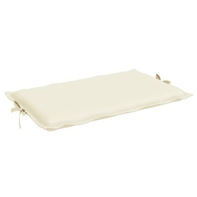 vidaXL Cojín de tumbona de tela Oxford crema 186x58x3 cm