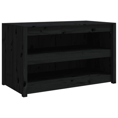 vidaXL Mueble de cocina exterior madera maciza pino negro 106x55x64 cm