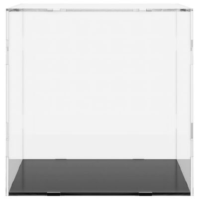 vidaXL Caja de exposición acrílico transparente 30x30x30 cm