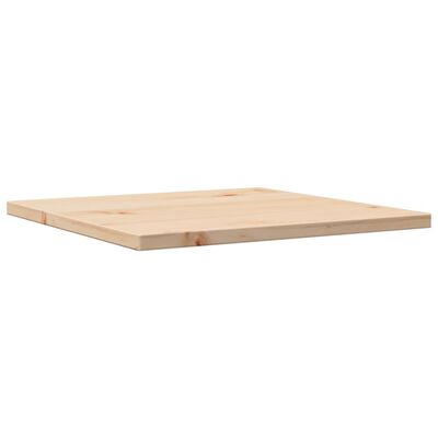 vidaXL Tablero de mesa cuadrado madera maciza de pino 40x40x1,7 cm