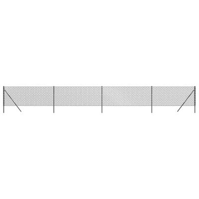 vidaXL Cerca de alambre gris antracita 1,1x10 m