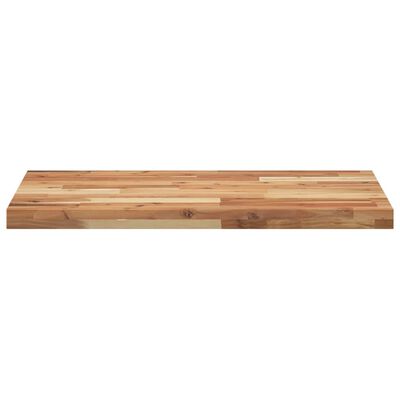 vidaXL Encimera tocador baño madera acacia acabado aceite 120x50x4 cm