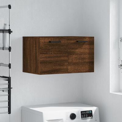 vidaXL Armario de pared madera ingeniería marrón roble 60x36,5x35 cm