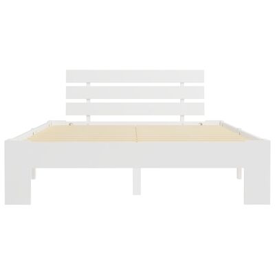 vidaXL Estructura de cama sin colchón madera de pino blanca 140x200 cm