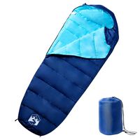 vidaXL Saco de dormir tipo momia de camping para adultos 3 estaciones