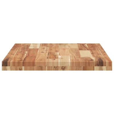 vidaXL Tablero de mesa rectangular madera maciza acacia 80x50x4 cm