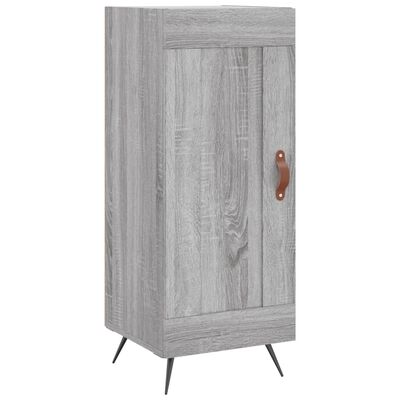 vidaXL Aparador alto madera contrachapada gris Sonoma 34,5x34x180 cm