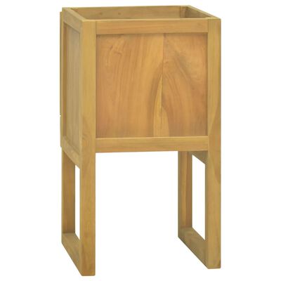 vidaXL Mueble de baño madera maciza de teca 41x40x75 cm