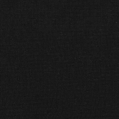 vidaXL Cabecero de tela negro 103x23x78/88 cm