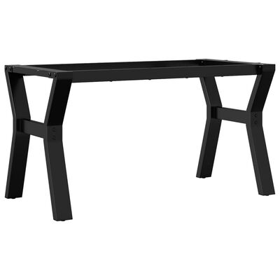 vidaXL Patas de mesa de centro estructura Y hierro fundido 80x40x43 cm