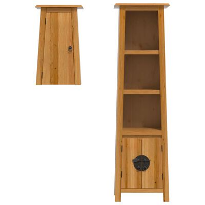 vidaXL Conjunto de muebles de baño 2 piezas madera maciza de pino