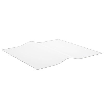 vidaXL Protector de mesa PVC mate 70x70 cm 2 mm