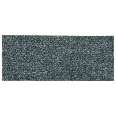 vidaXL Alfombrilla autoadhesiva escalera 15 uds verde 60x25 cm