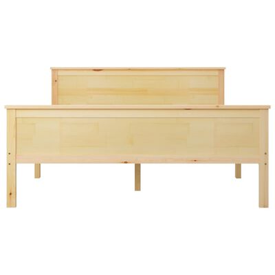 vidaXL Estructura de cama sin colchón madera maciza de pino 140x200 cm