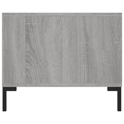 vidaXL Mesa de centro madera contrachapada gris Sonoma 102x50x40 cm