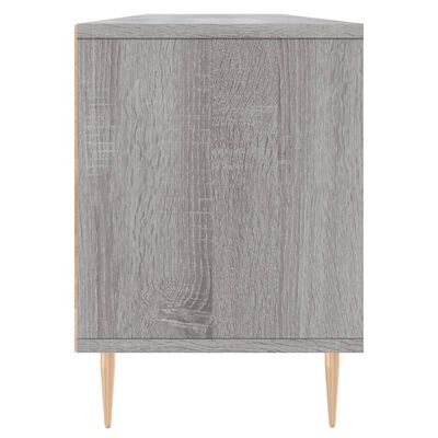 vidaXL Mueble para TV madera contrachapada gris Sonoma 150x30x44,5 cm