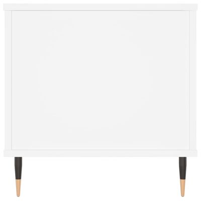 vidaXL Mesa de centro madera contrachapada blanco 90x44,5x45 cm