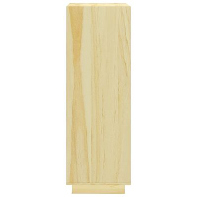 vidaXL Estantería/divisor de espacios madera maciza pino 40x35x103 cm