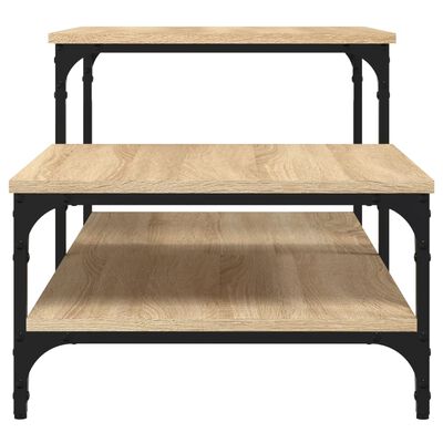 vidaXL Mesa de centro madera contrachapada roble Sonoma 100x50,5x45 cm