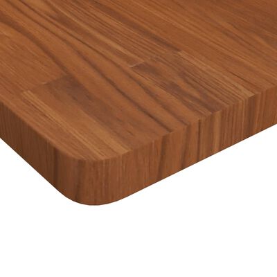 vidaXL Tablero de mesa cuadrada madera roble marrón oscuro 50x50x4 cm