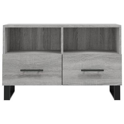 vidaXL Mueble de TV madera de ingeniería gris Sonoma 80x36x50 cm